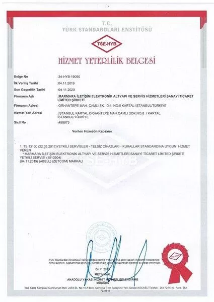 motorola-telsiz-servisi-tse-belgesi