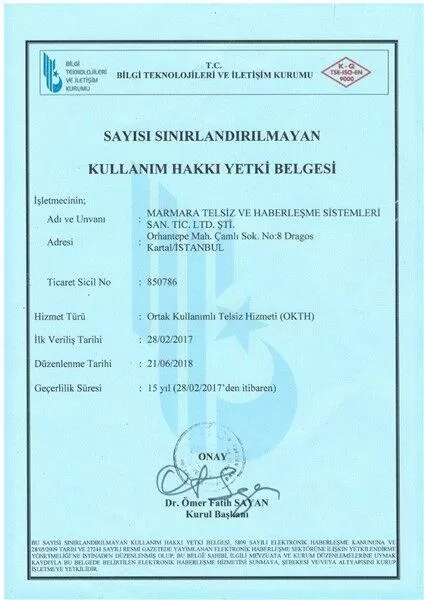 okth-yetki-belgesi-telsiz-lisanslama-fiyat
