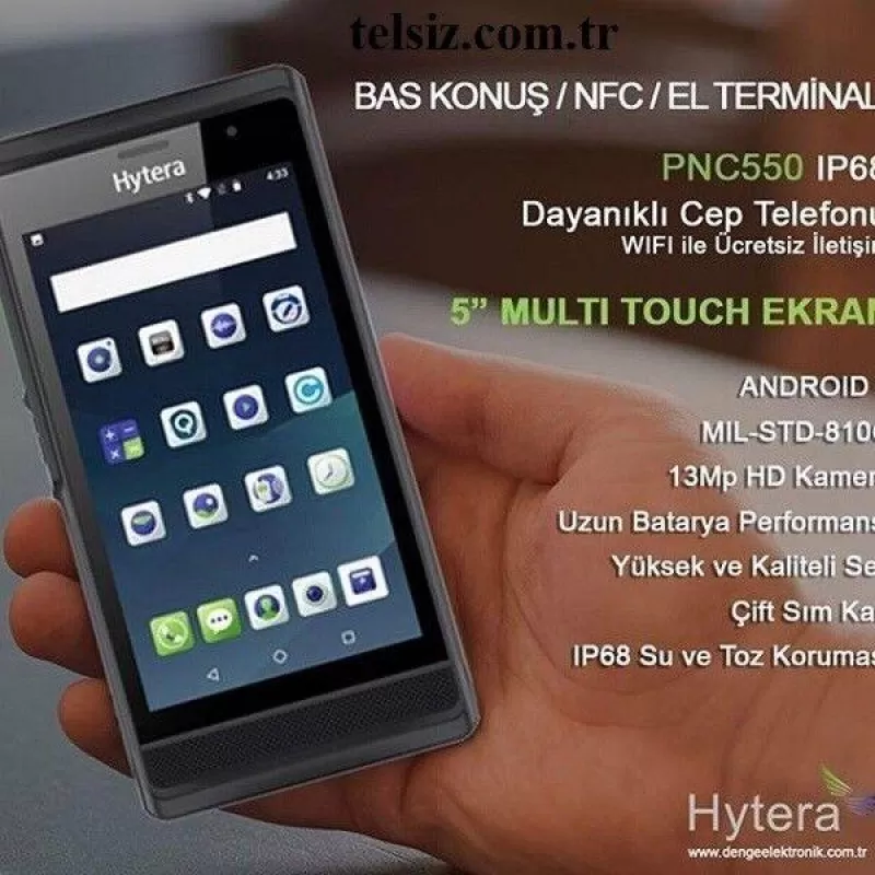 Hytera PNC 550 Bas Konuş Telsiz
