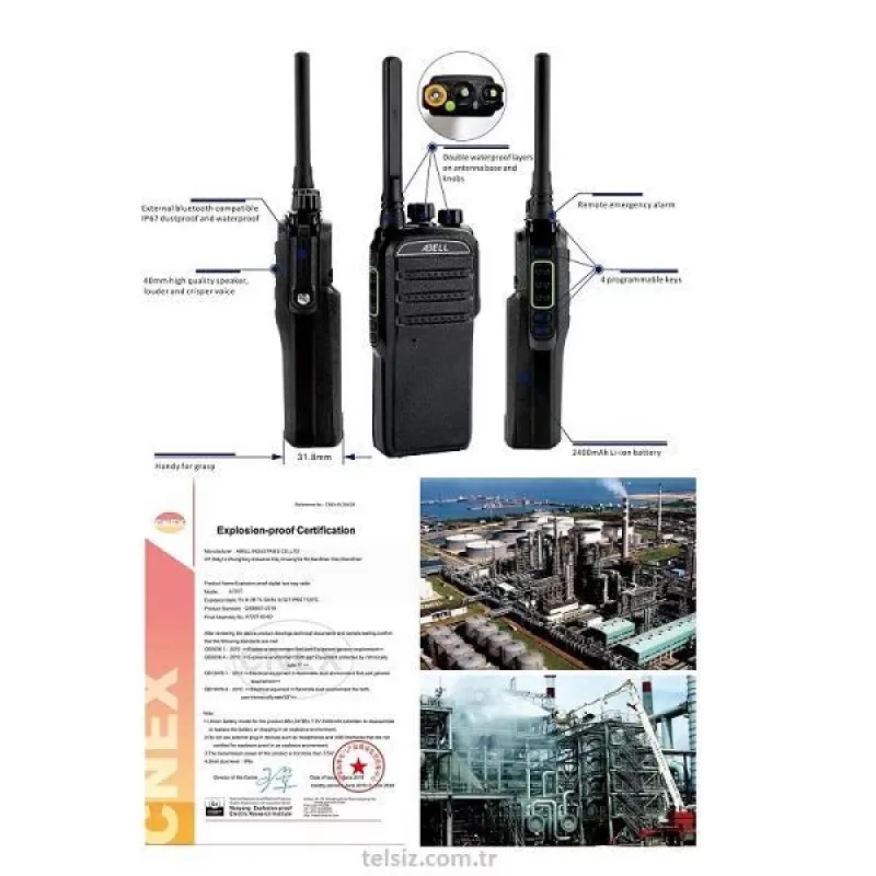 ABELL A 720 T EX Dijital ATEX El Telsizi