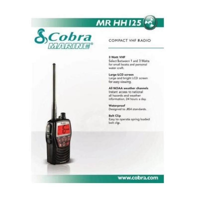 Cobra MR HH 125 Deniz El Telsizi