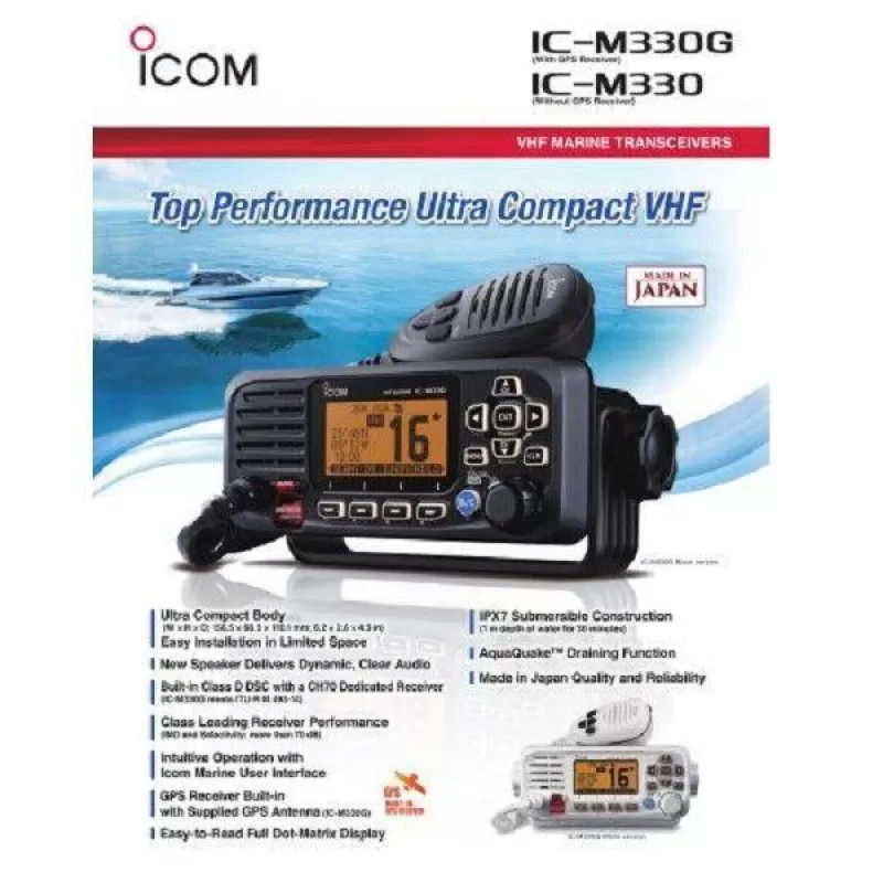 ICOM IC M 330 GE Deniz Araç Telsizi