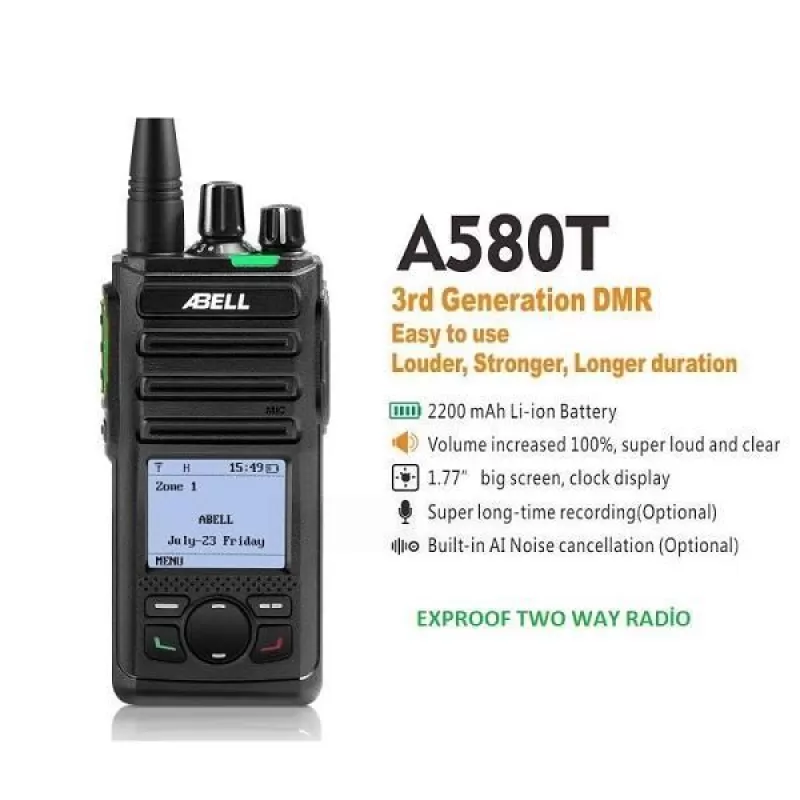 ABELL A 580 T EX Dijital Exproof El Telsizi
