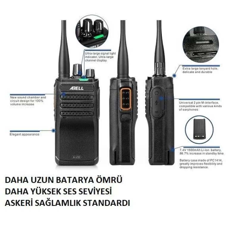 ABELL A 430 T Analog Profesyonel El Telsizi