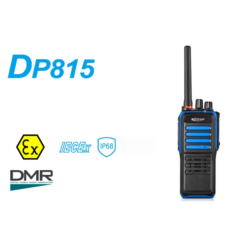 Kirisun DP815 DMR ATEX Dijital Profesyonel El Telsizi [ VHF / UHF ]