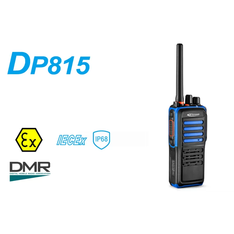 Kirisun DP815 DMR ATEX Dijital Profesyonel El Telsizi [ VHF / UHF ]