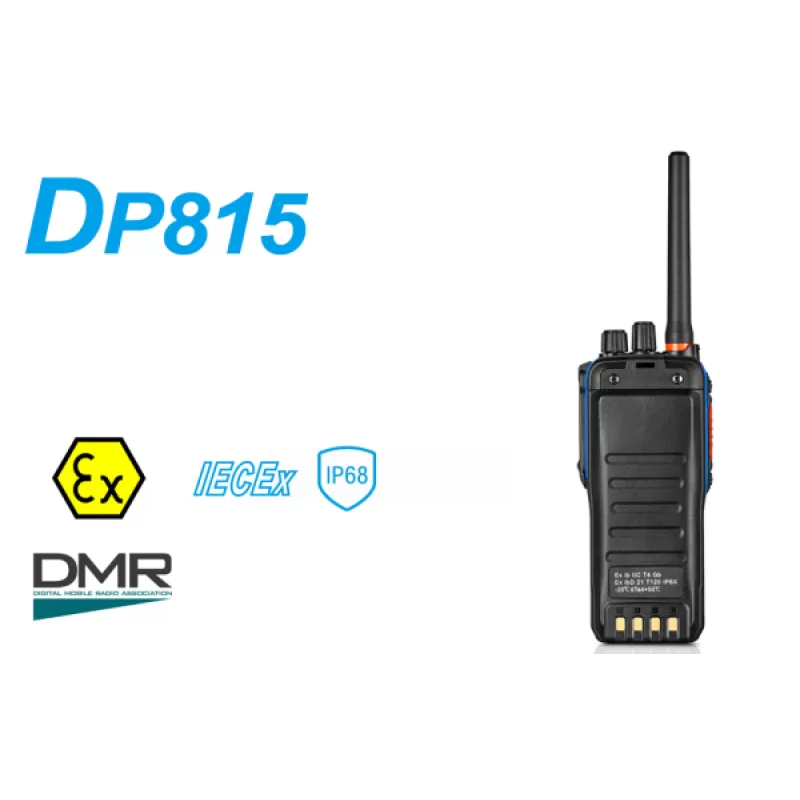 Kirisun DP815 DMR ATEX Dijital Profesyonel El Telsizi [ VHF / UHF ]