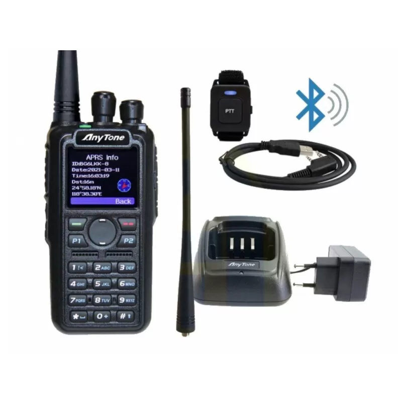 Anytone AT-D878UV II Plus Çift Bant El Telsizi