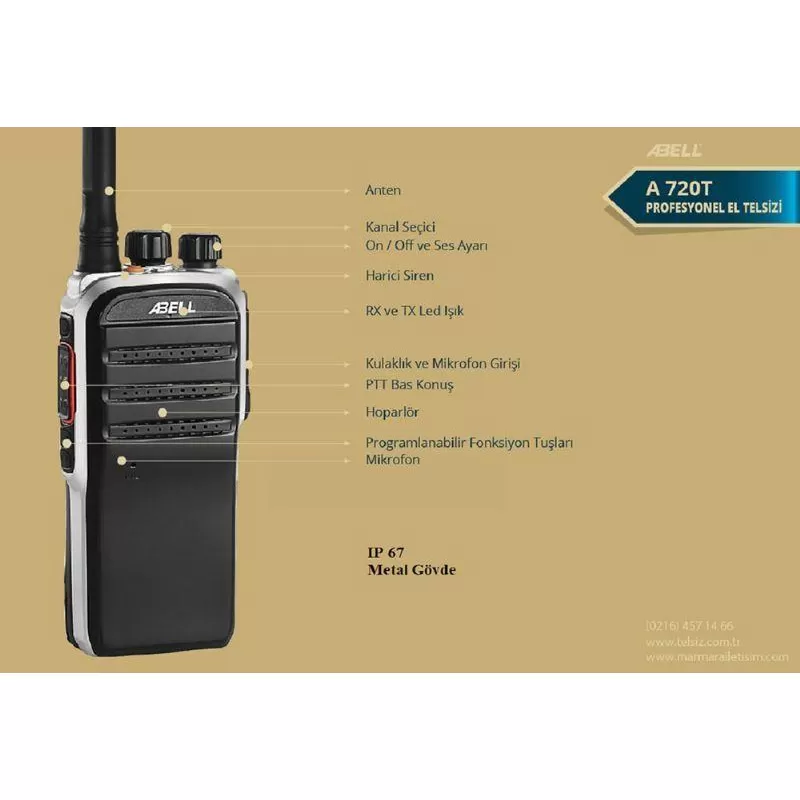 ABELL A 720 T Dijital El Telsizi