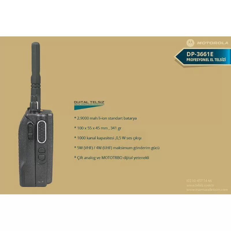 Motorola DP 3661 Dijital El Telsizi