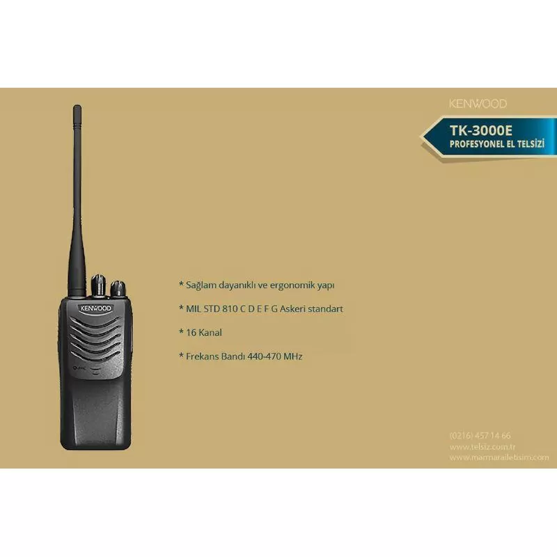 Kenwood TK 3000 T Analog El Telsizi