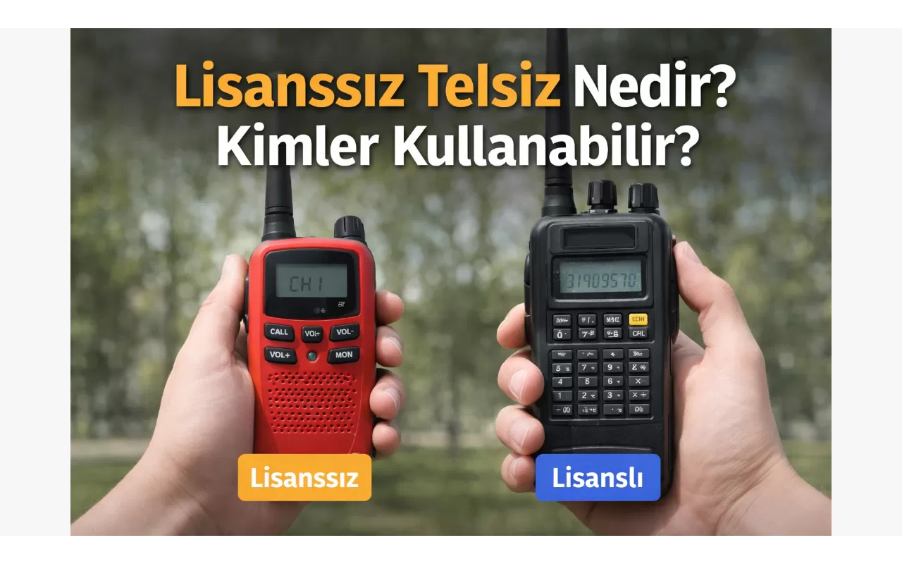Lisanssız Telsiz Nedir? Kimler Kullanabilir?